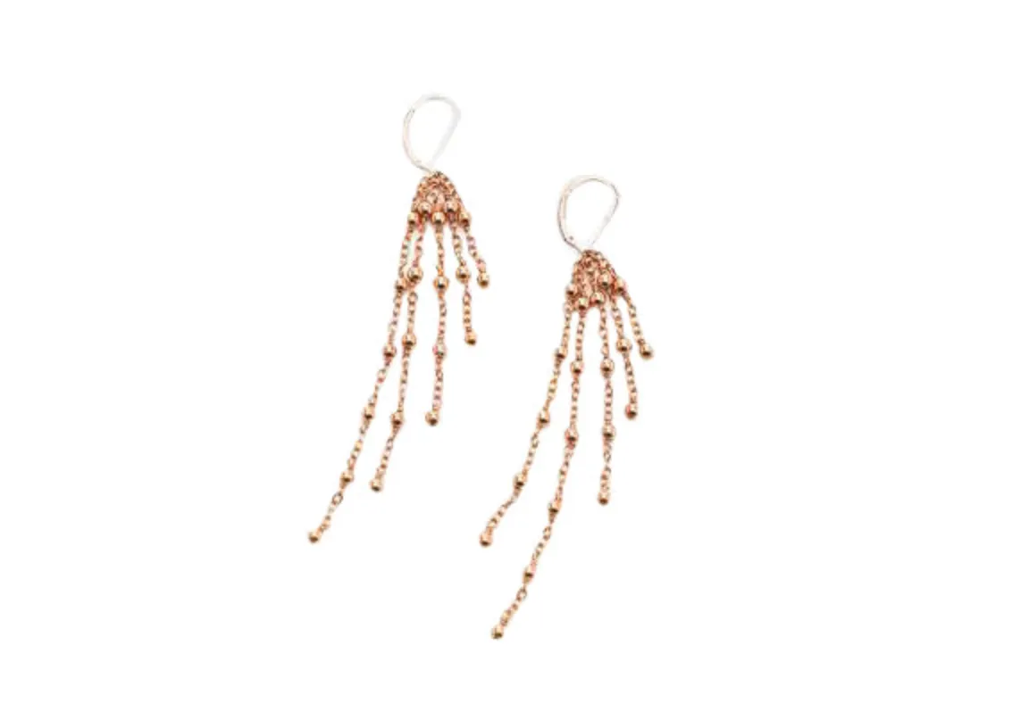 3MM Signature Ball And Chain Earrings