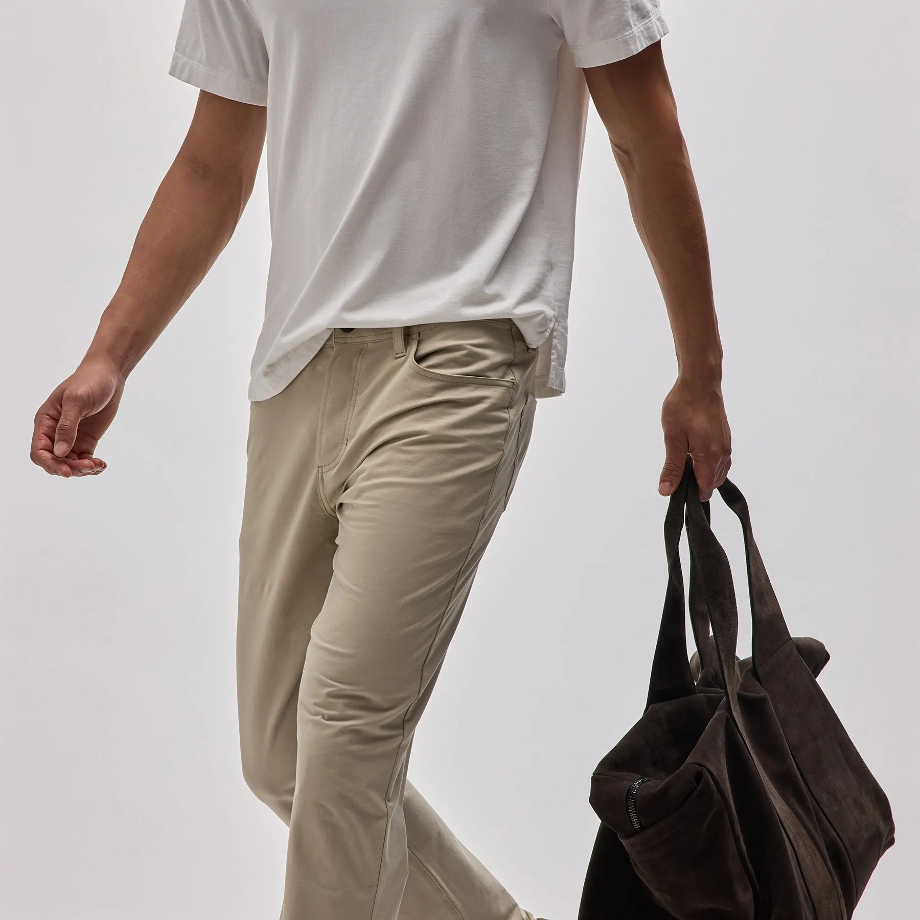 5 Pocket Performance Pant - Sand