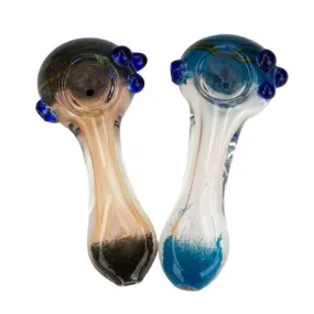 5" Gold Fumed Hand Pipe Pack of 2