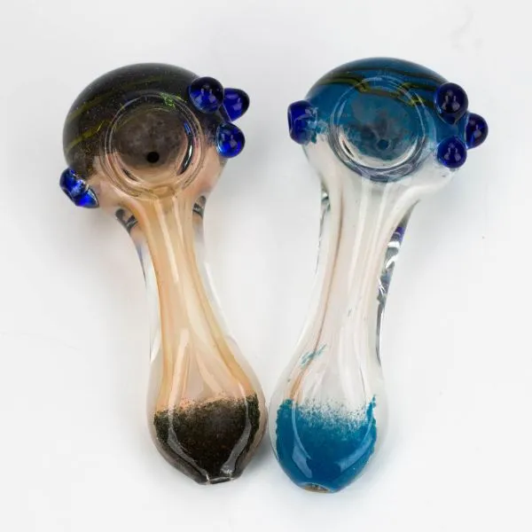 5" Gold Fumed Hand Pipe Pack of 2