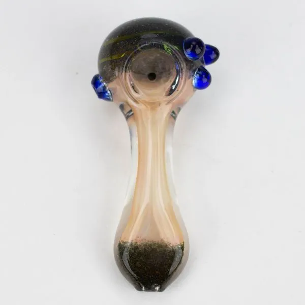 5" Gold Fumed Hand Pipe Pack of 2