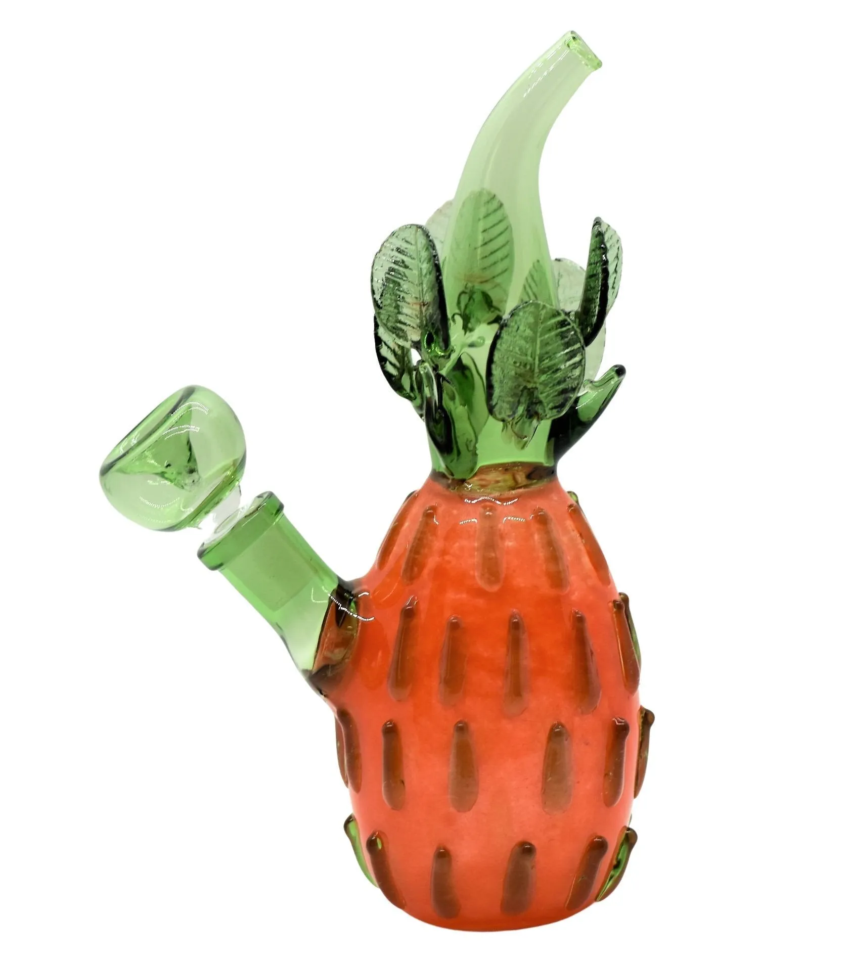 7" Multi Color Pineapple Shaped Bubbler