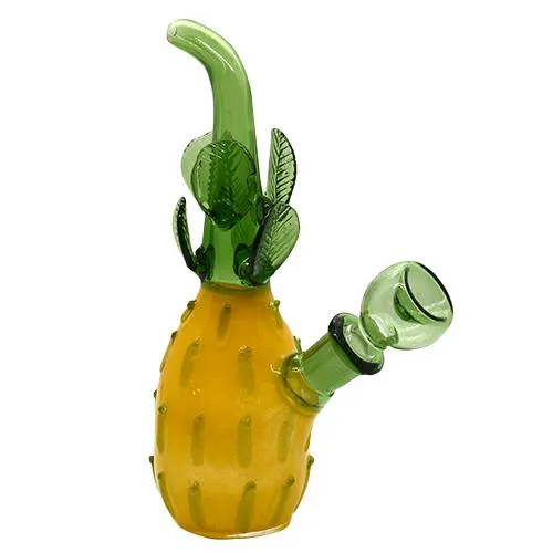 7" Multi Color Pineapple Shaped Bubbler