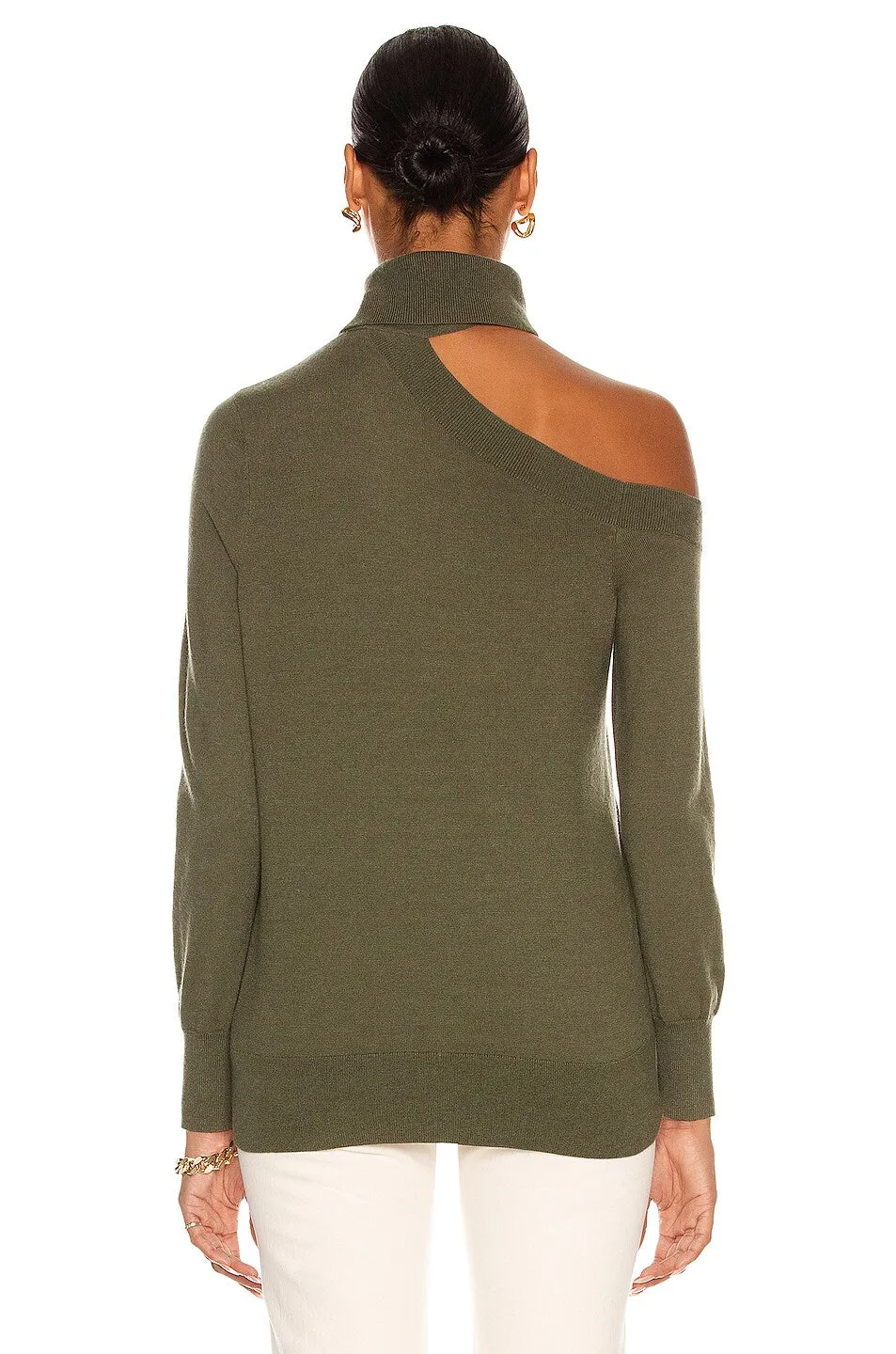 8579txnA L'AGENCE Easton Shoulder sweater