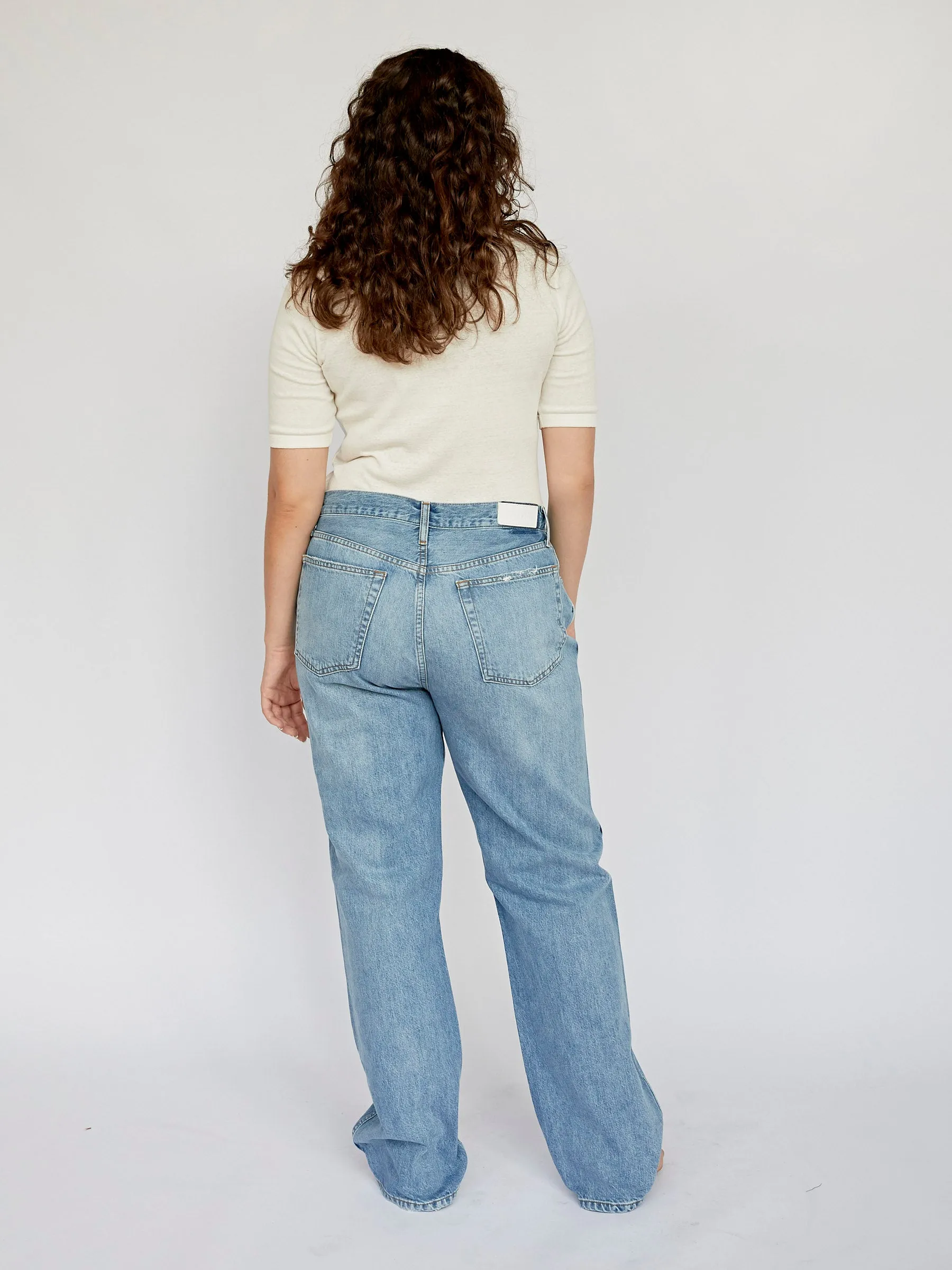 90s High Rise Loose Jean