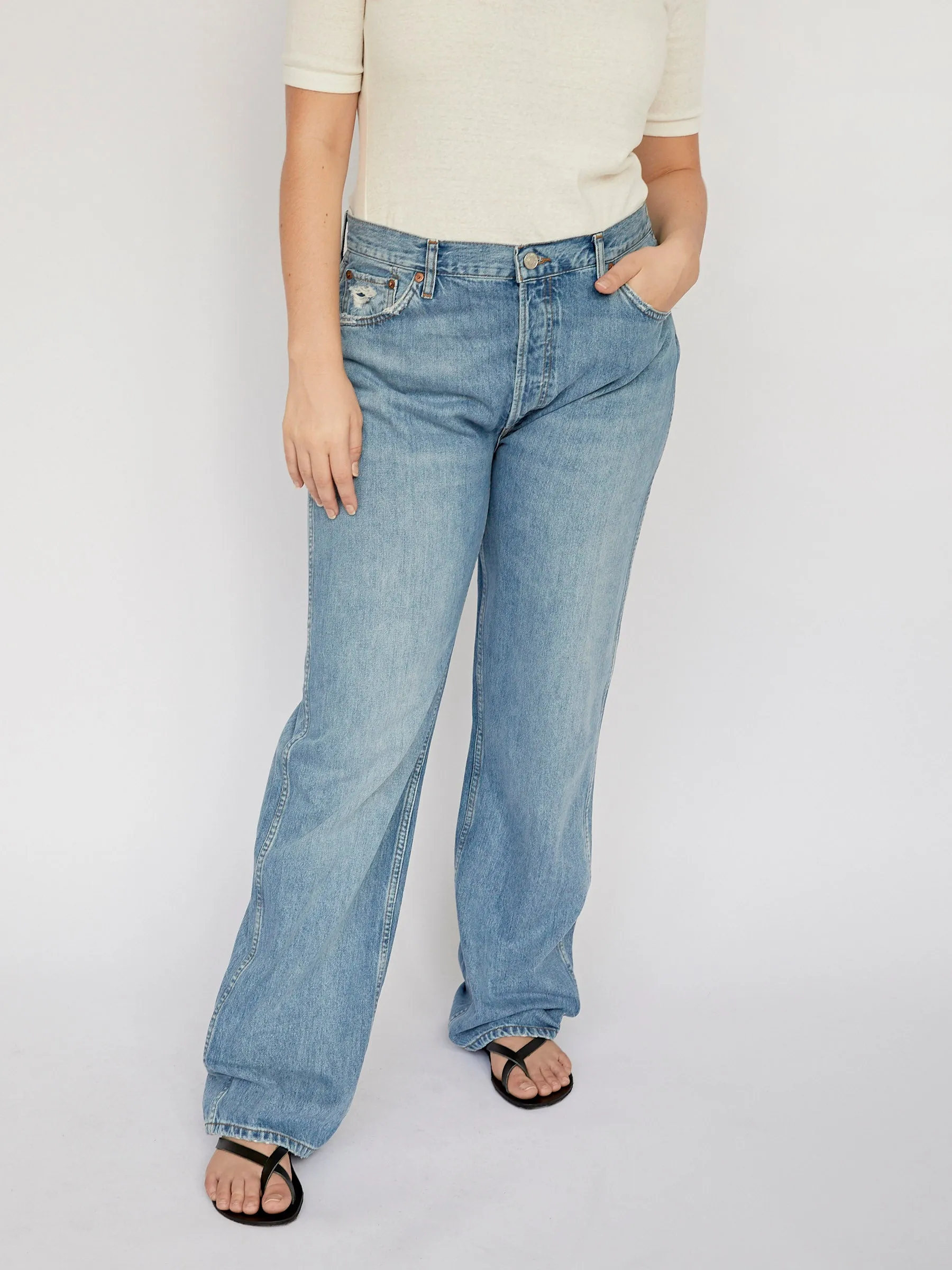 90s High Rise Loose Jean