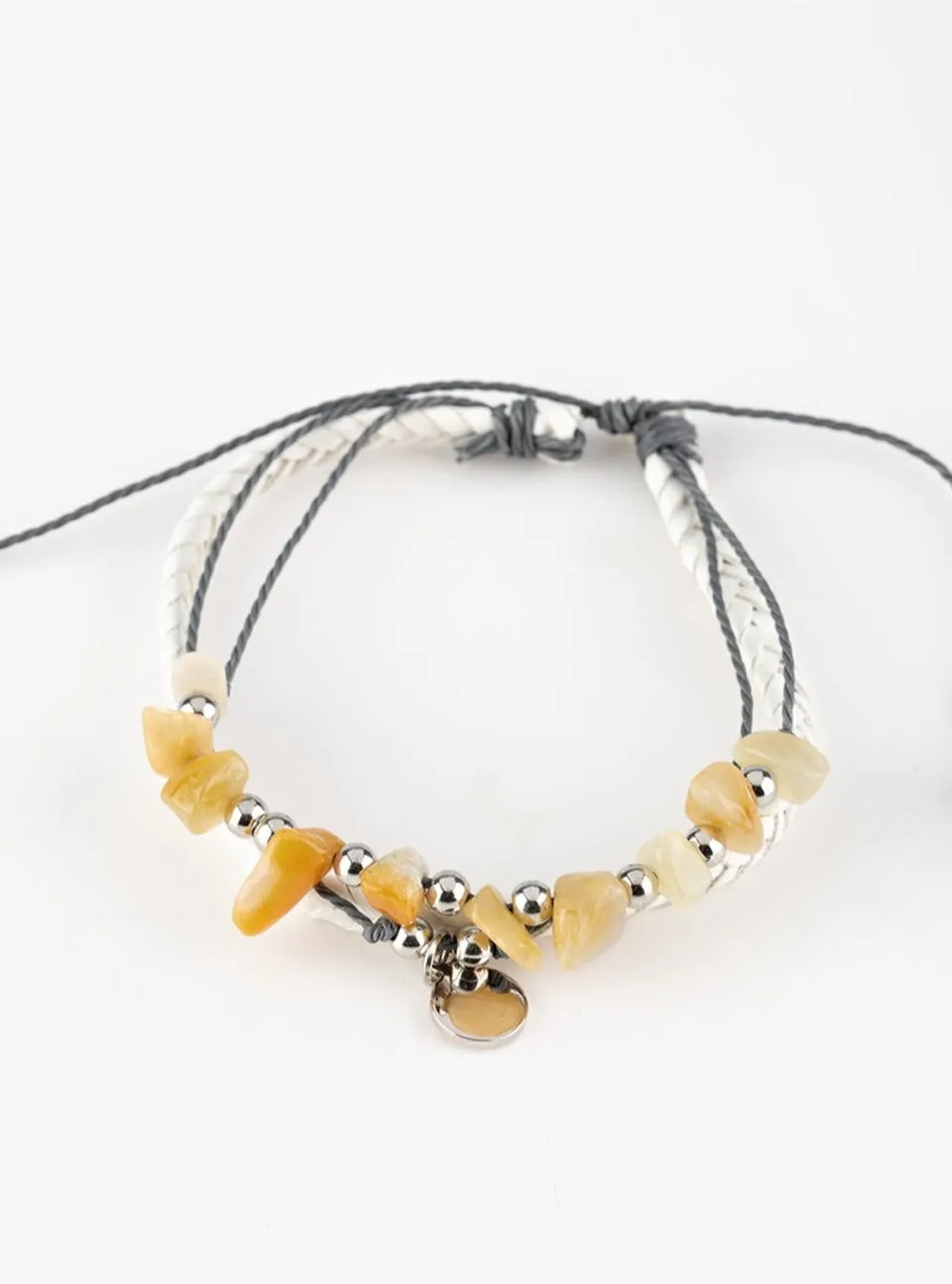 A PEACE Of Work Yellow Bracelet