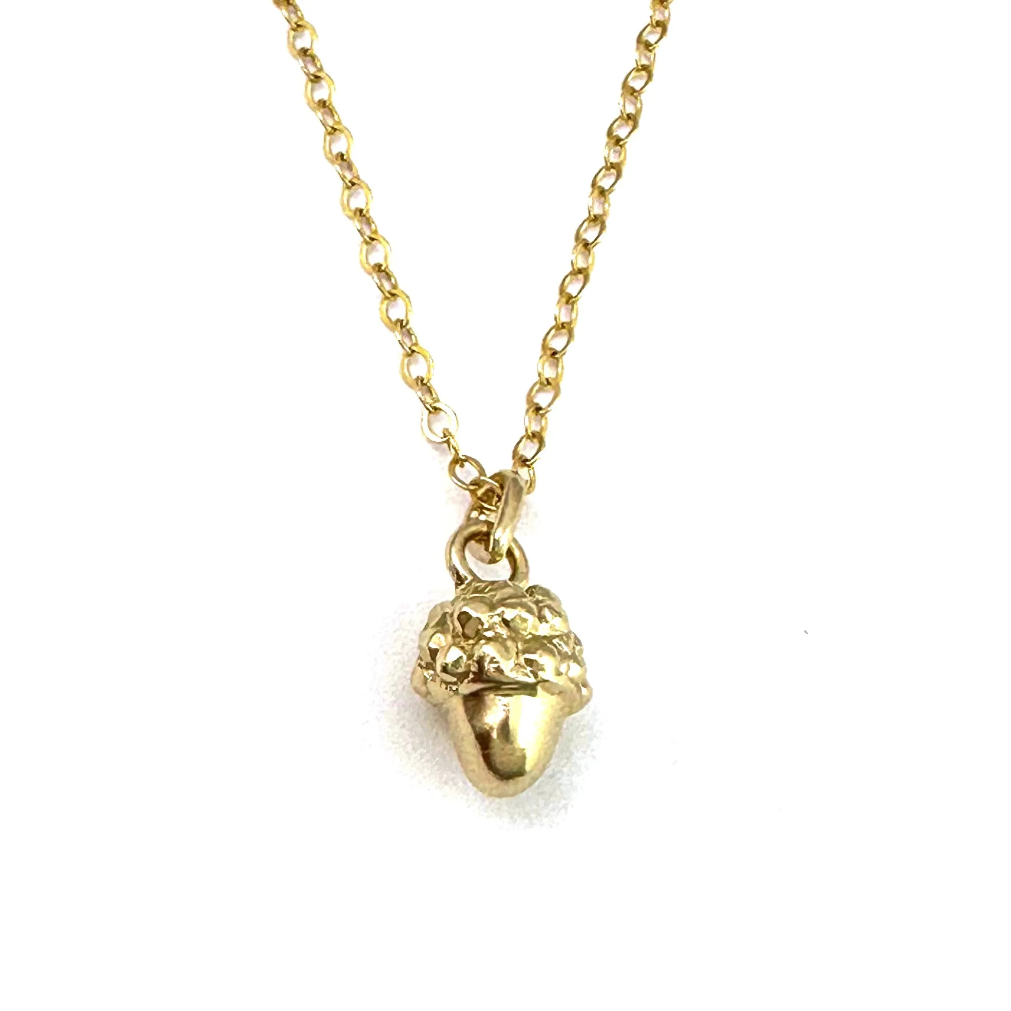 ACORN Necklace - 10k Gold