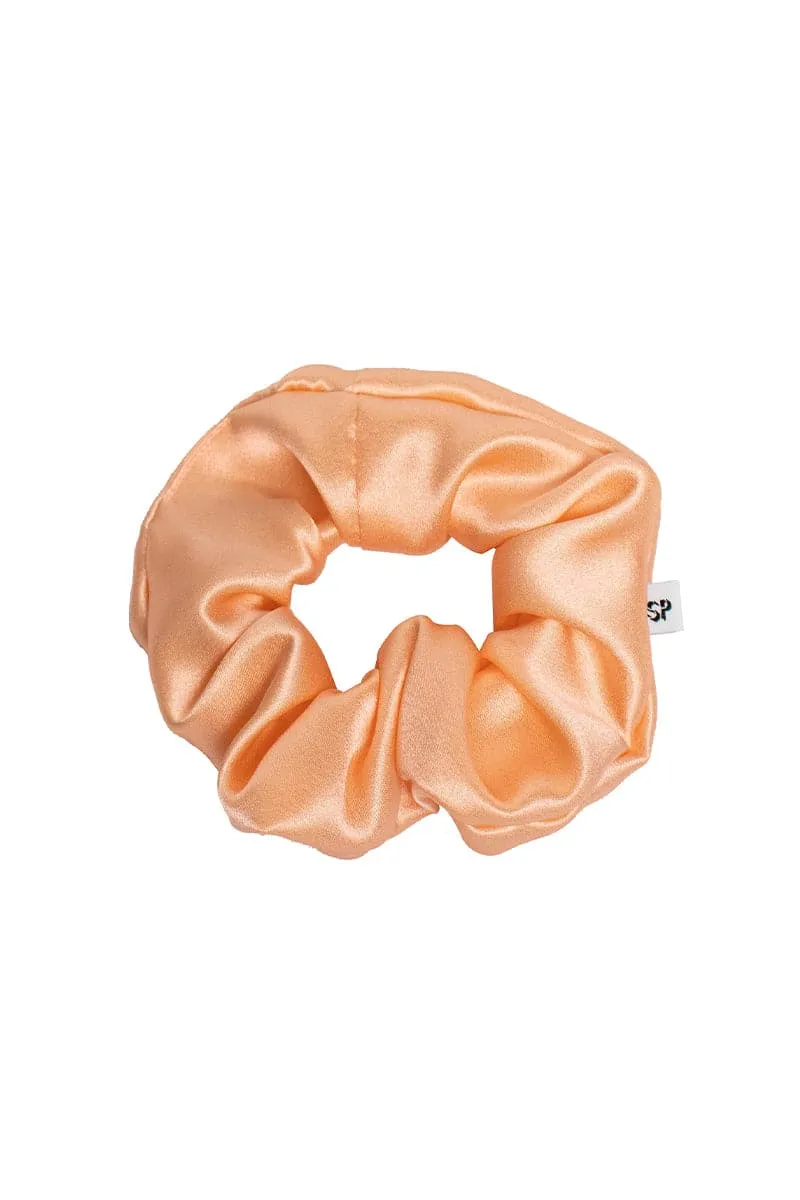 AIYA CORAL IVORY AND AMBER SCRUNCHIE AND EYE MASK SET