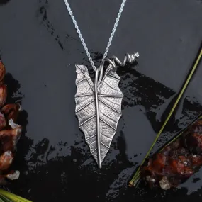 Alocasia Leaf Necklace