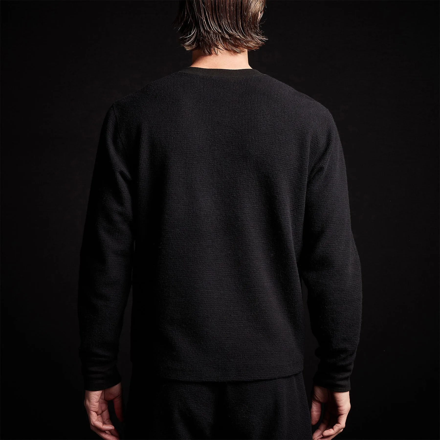 Alpine Thermal Henley - Black