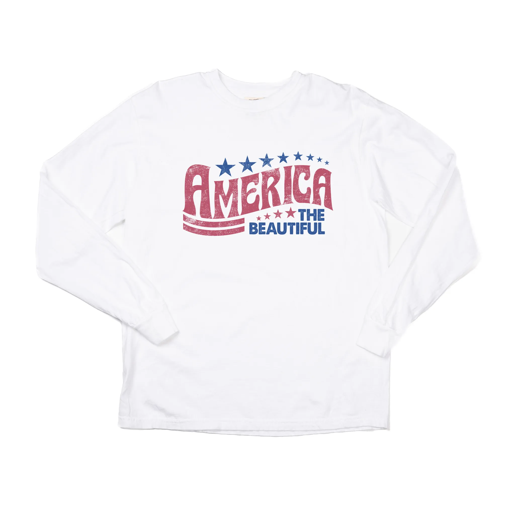 America The Beautiful - Tee (Vintage White, Long Sleeve)