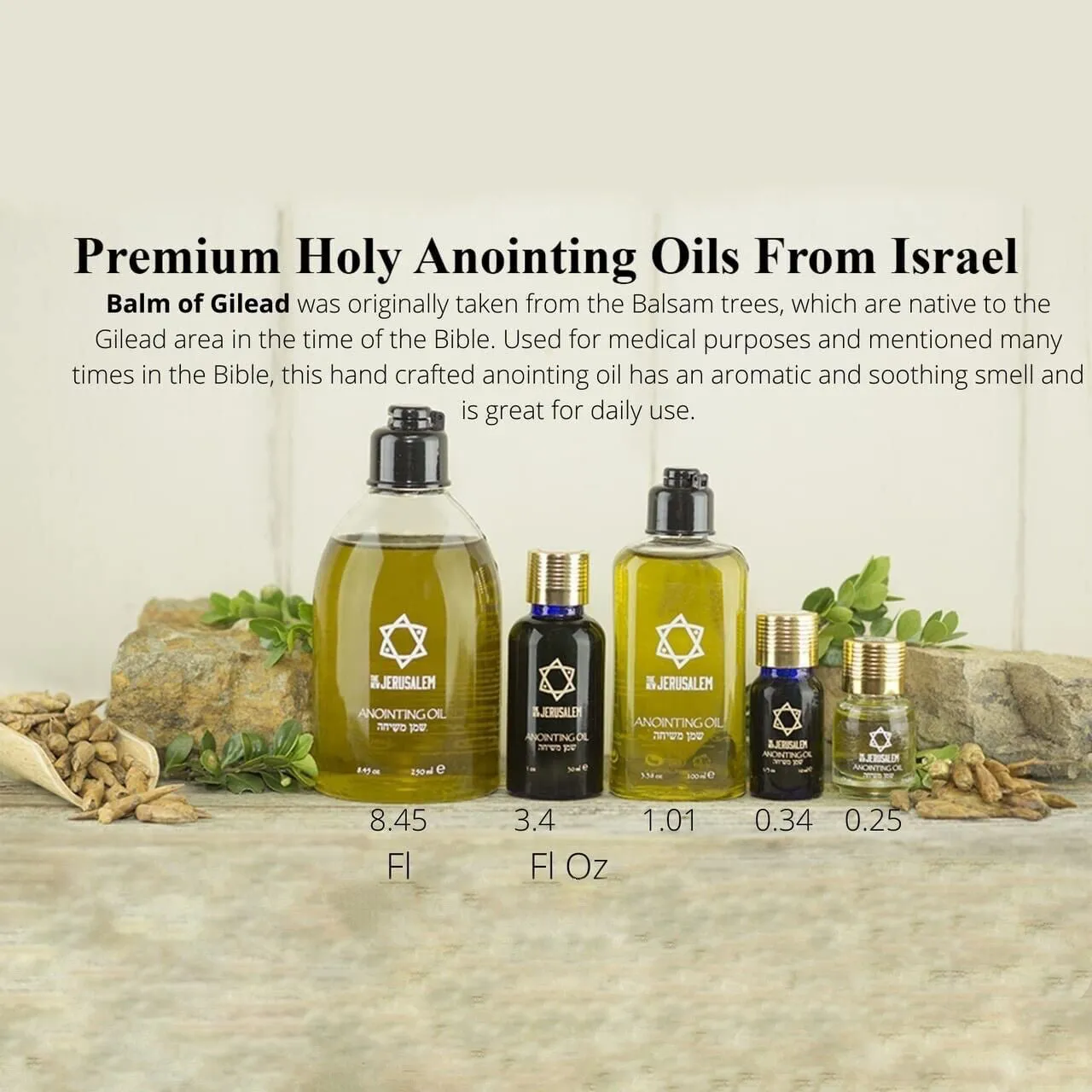 Anointing Oil  - Balm of Gilead - 30ml. from Holyland Jerusalem