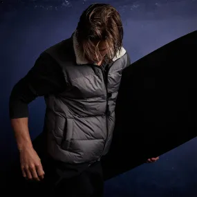 Arctic Surf Puffer Vest - Charcoal