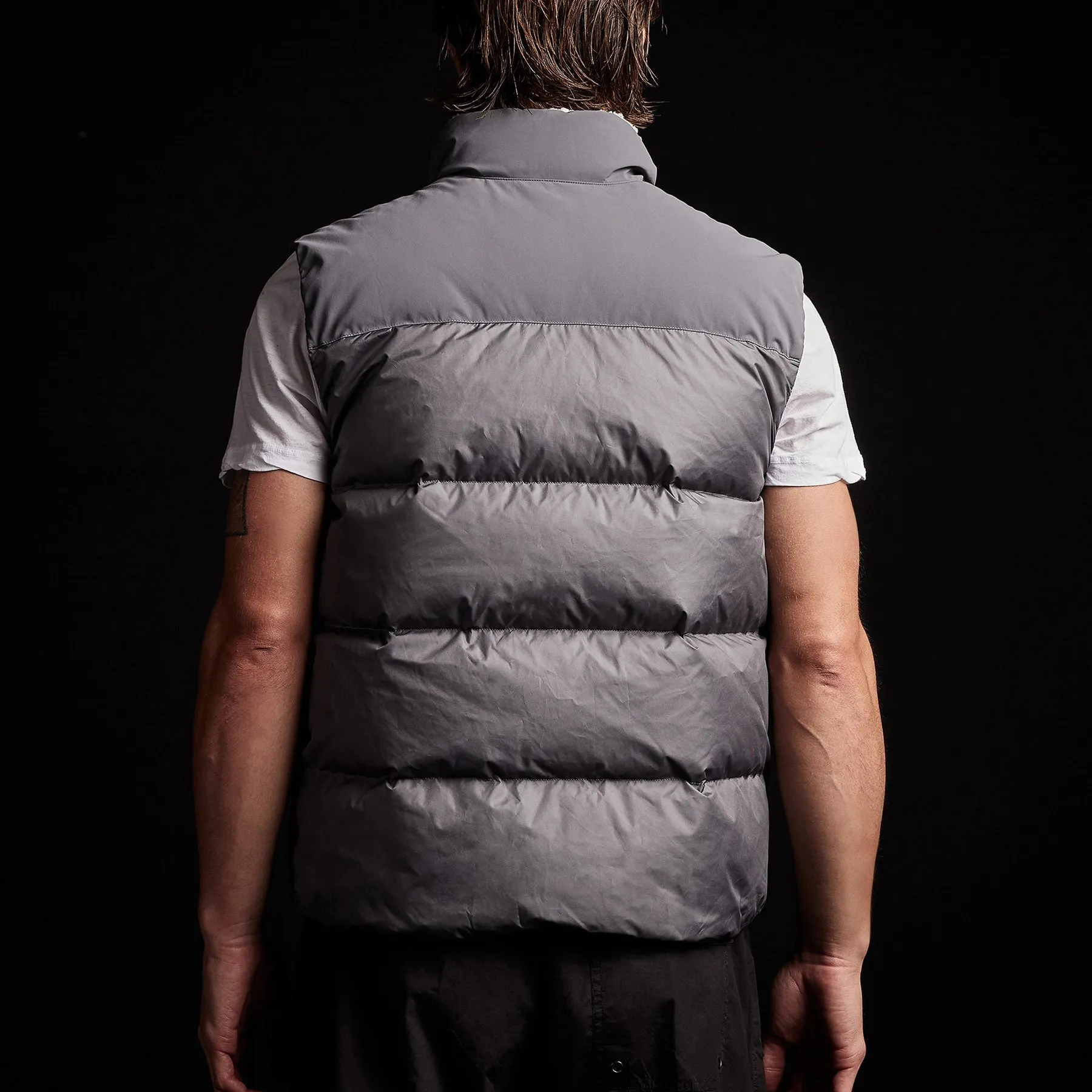 Arctic Surf Puffer Vest - Charcoal