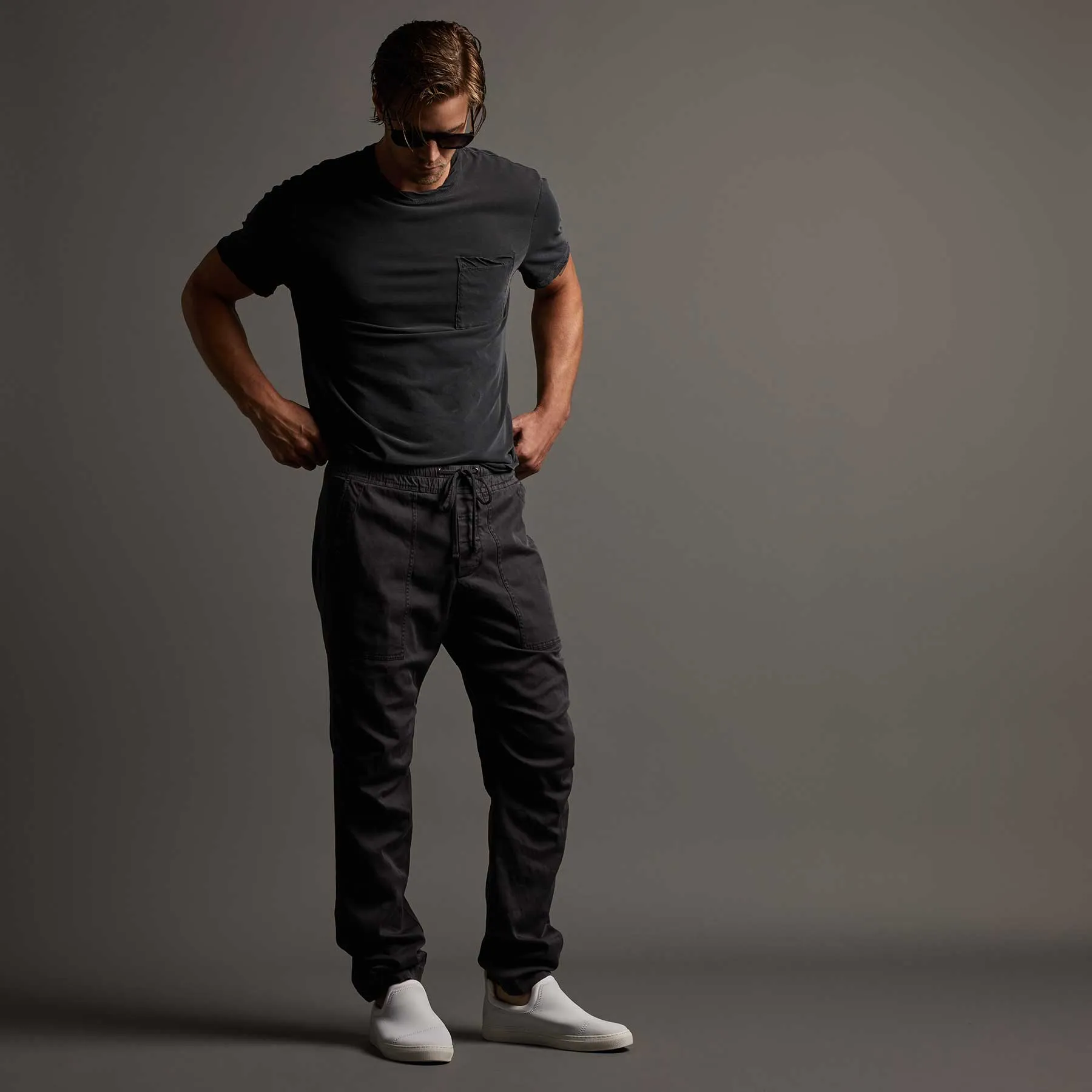 Army Cotton Slub Utility Pant - Black Pigment