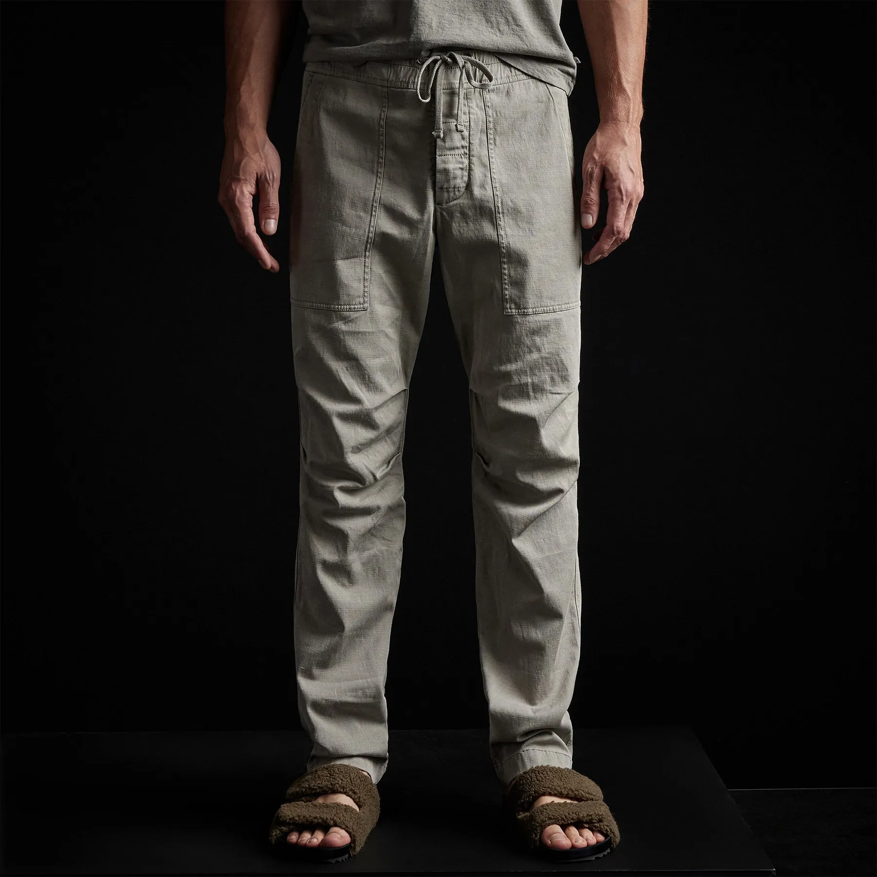 Army Cotton Slub Utility Pant - Concrete Pigment