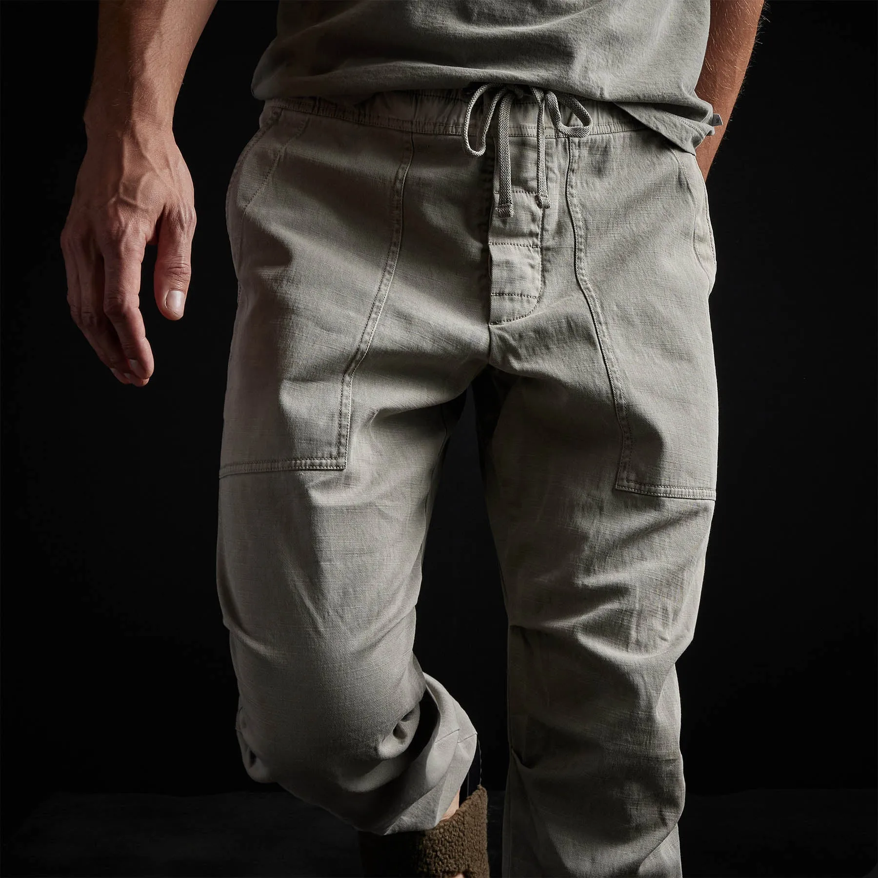 Army Cotton Slub Utility Pant - Concrete Pigment