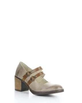 BALY106FLY 000 TAUPE/CAMEL Round Toe Shoes