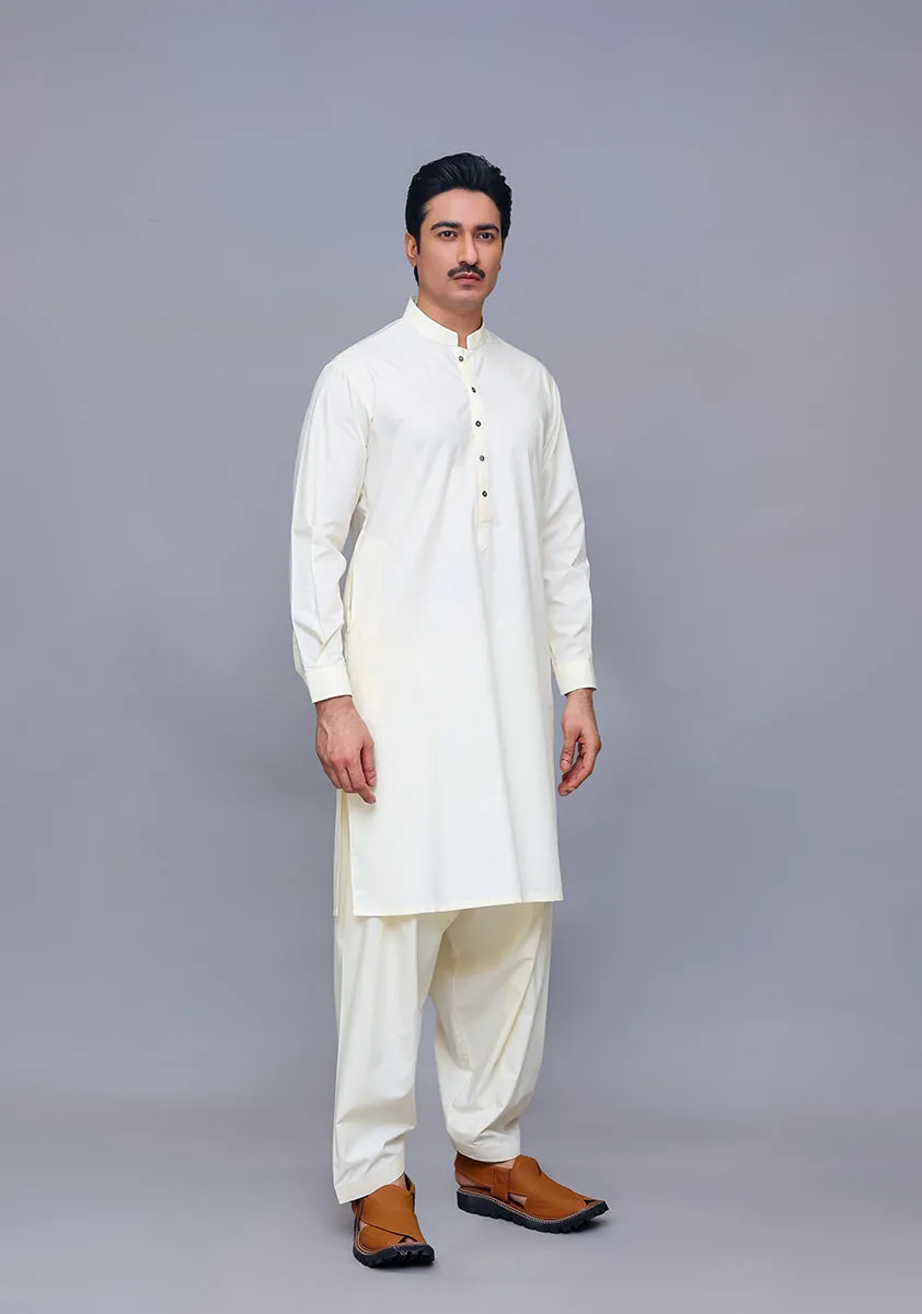 Basic Poly Viscose Maluki Vanilla Ice Classic Fit Suit