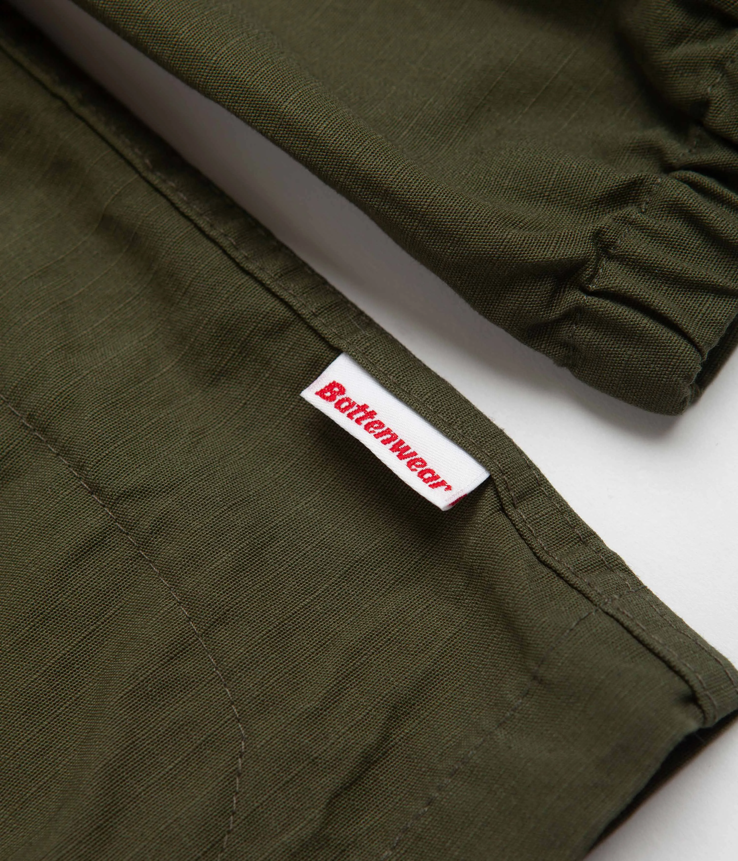 Battenwear Beach Breaker Jacket - Olive Drab Ripstop