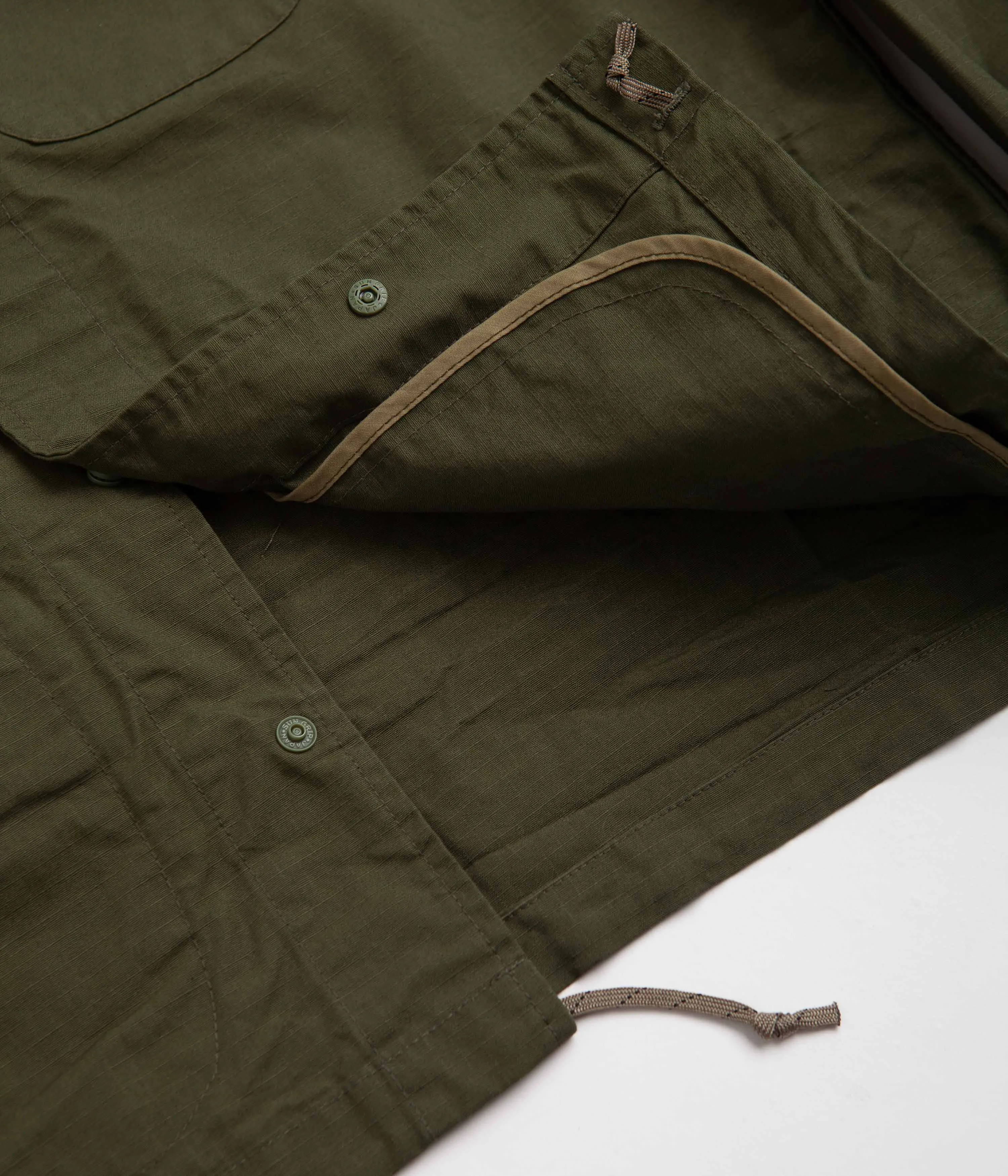 Battenwear Beach Breaker Jacket - Olive Drab Ripstop