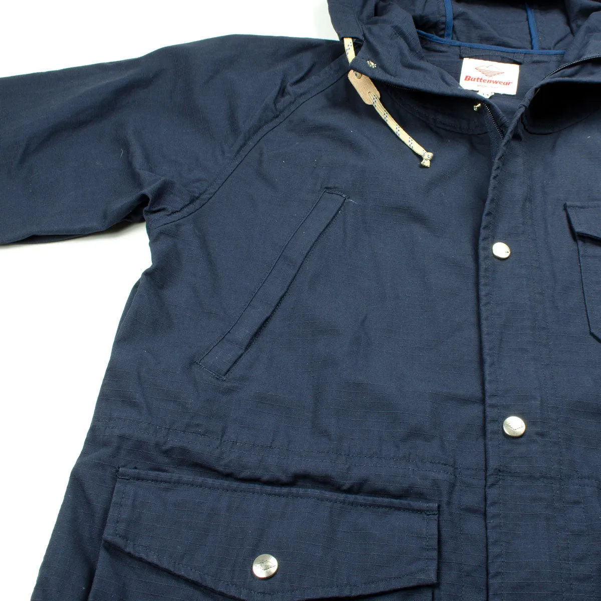 Battenwear - Light Shell Ripstop Parka - Dark Navy