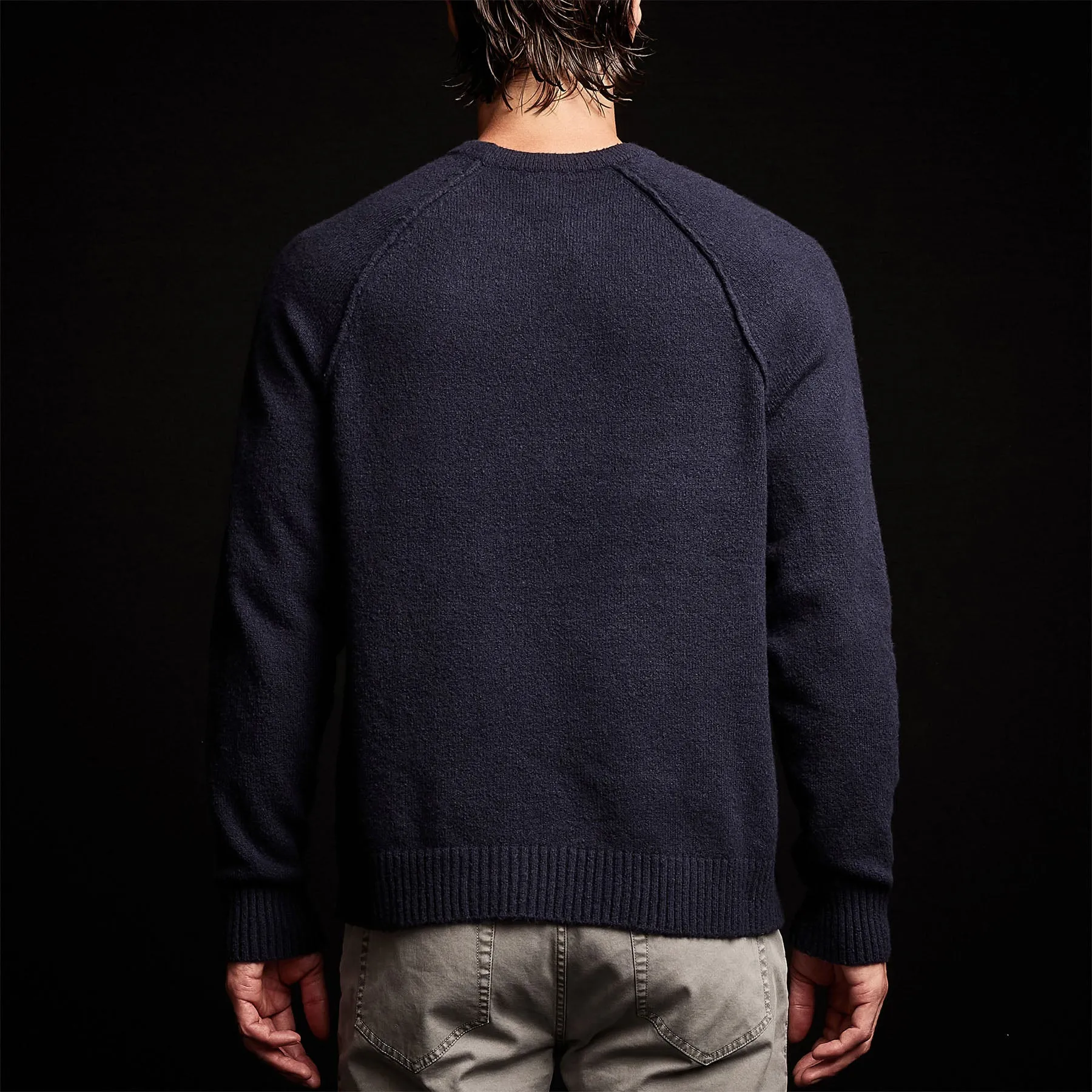 Bayshore Cashmere Blend Sweater - Navy