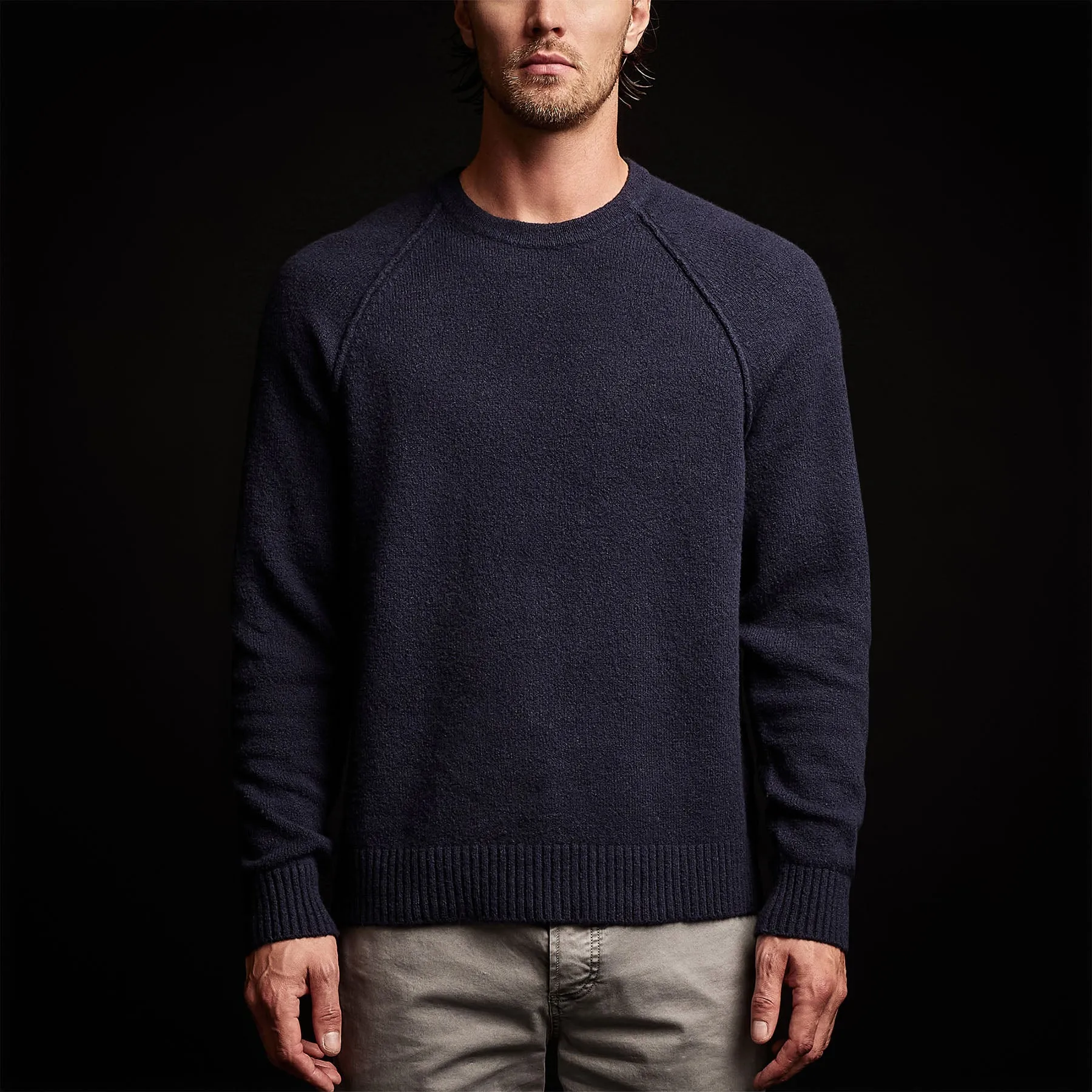 Bayshore Cashmere Blend Sweater - Navy