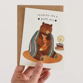 Bear Hug Card May We Fly