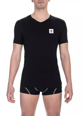 Bikkembergs Black Cotton Men Men's T-Shirt