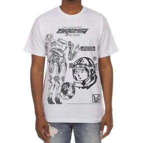 Billionaire Boys Club BB Peace SS Tee Oversized Fit (White) 841-1208