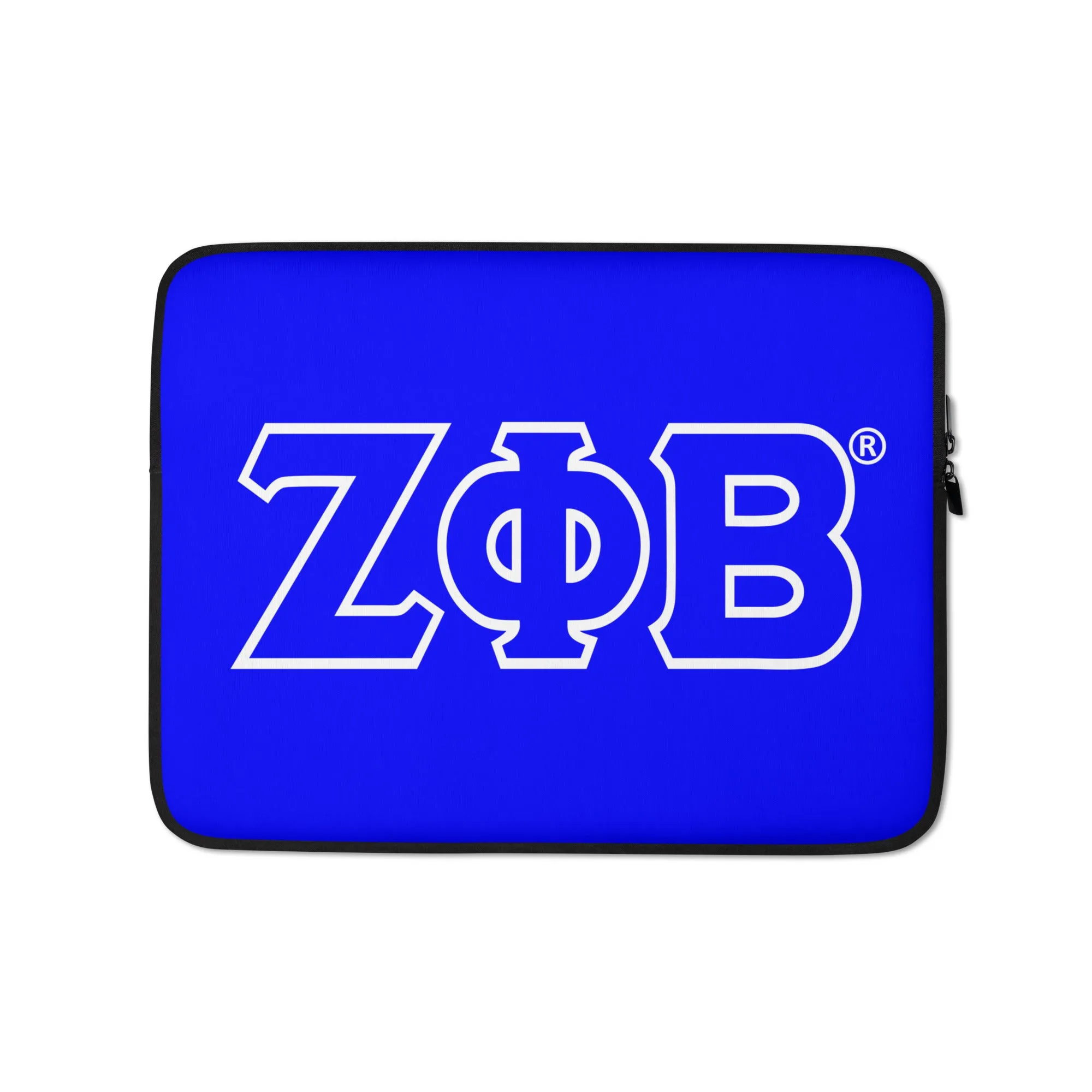 Blue ΖΦΒ Laptop Sleeve