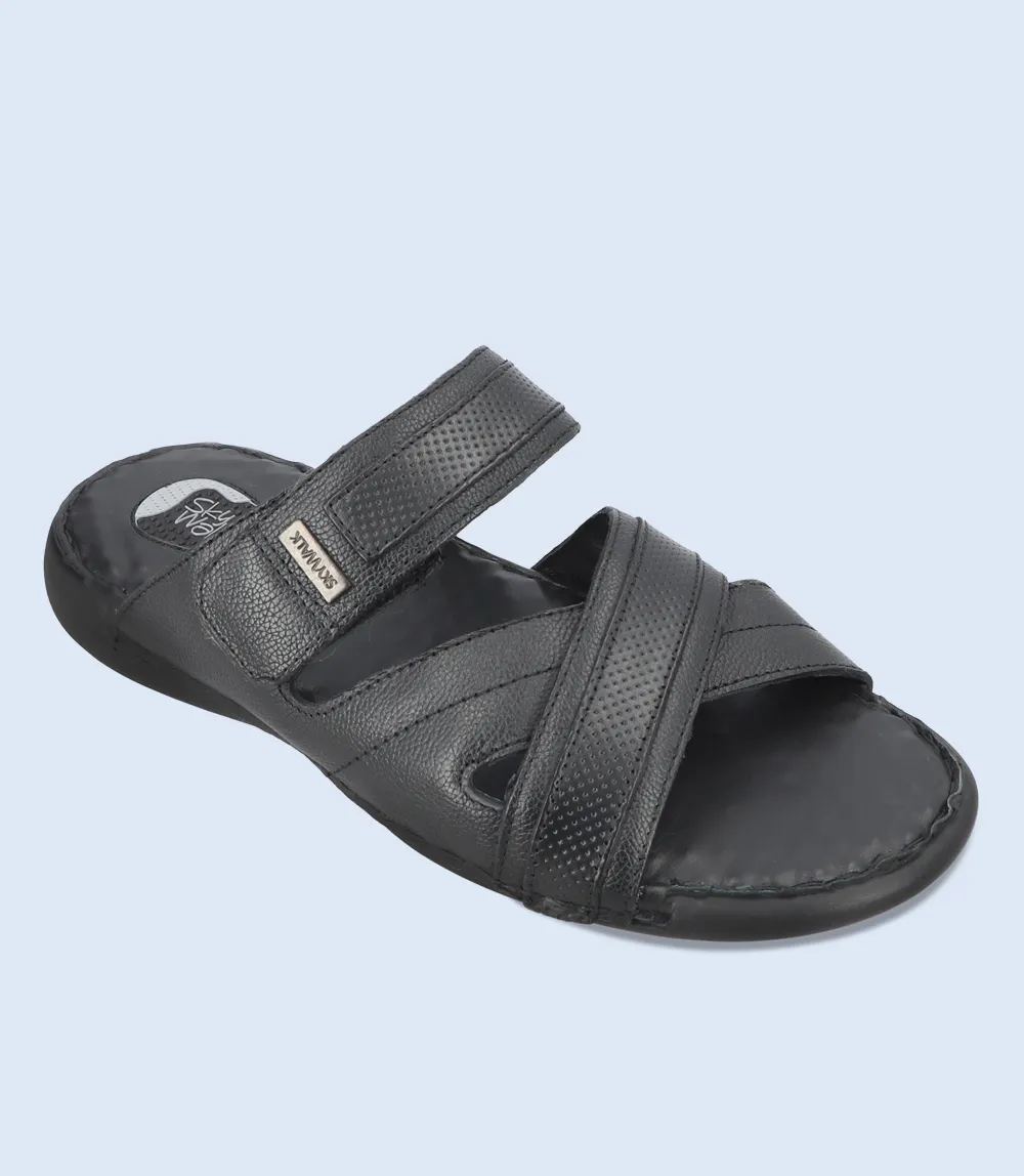 BM5501-BLACK-Men Comfort Slipper