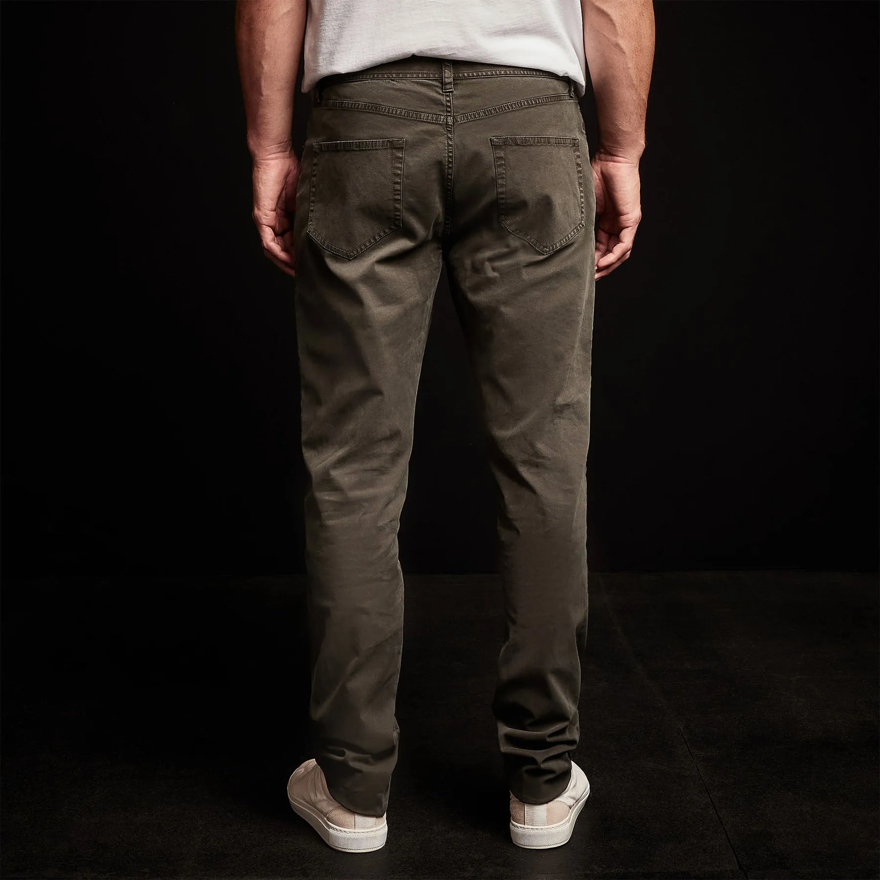 Brushed Twill 5 Pocket Pant - Dark Olive Pigment