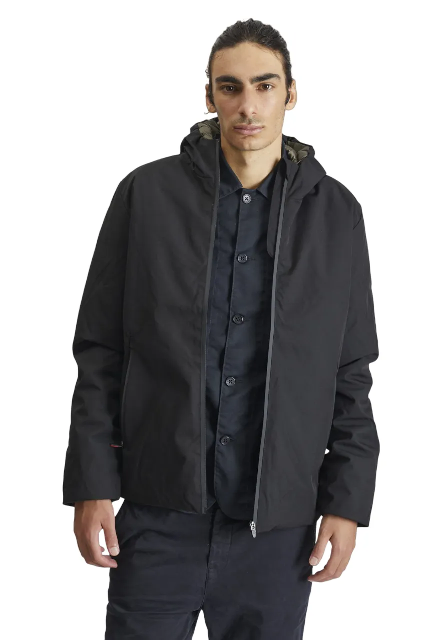 Canadian Carignan men's hooded jacket CN.G221390/BKBK black