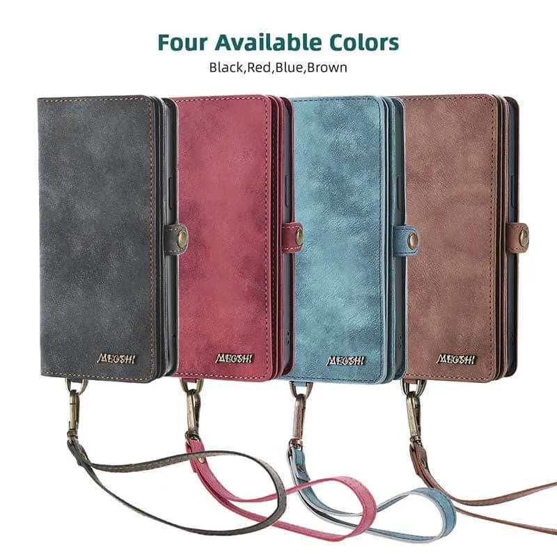 Cardholder Wrist Leather Phone Case for iPhone