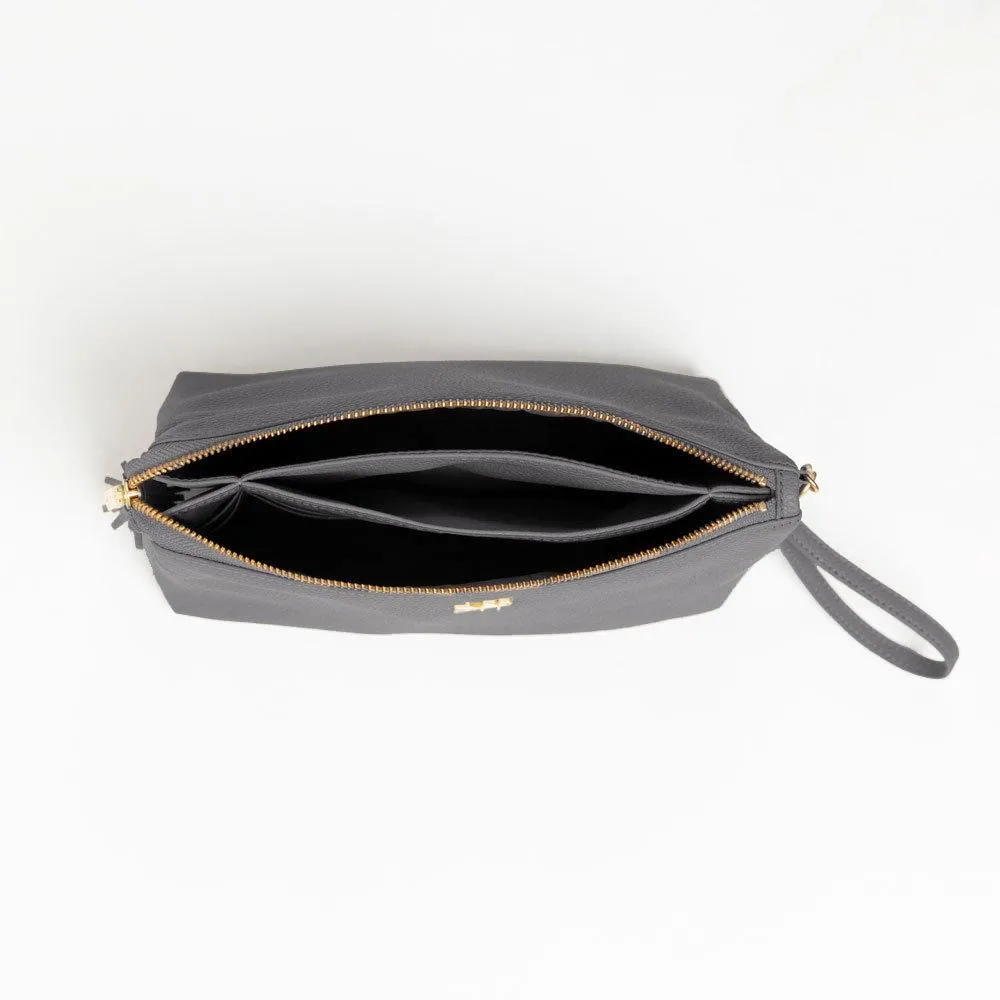 Charcoal Classic Clutch