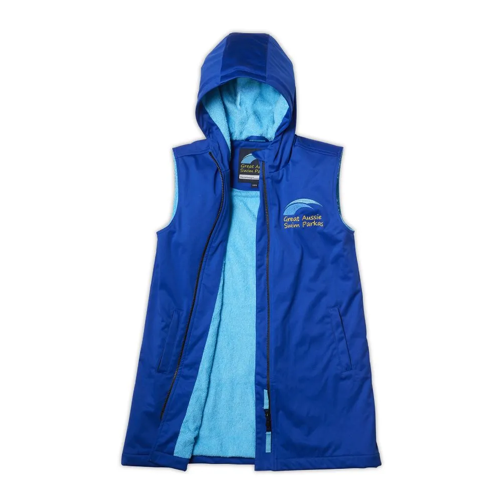 Child Sleeveless Swim Parka | Unisex | From $89.95