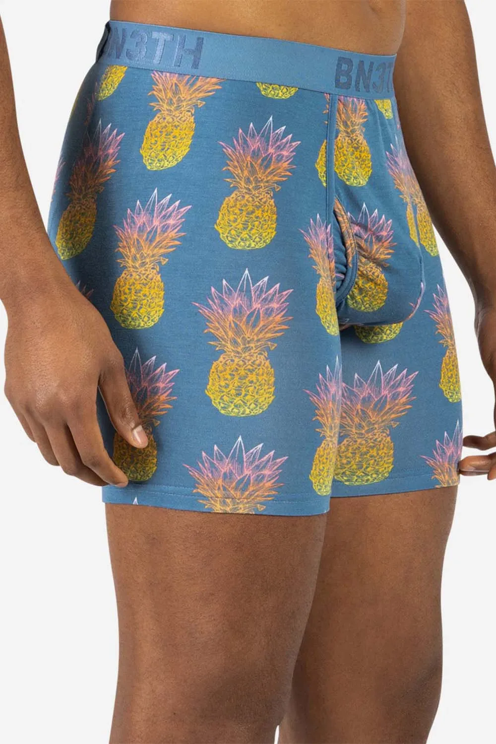 CLASSIC BOXER BRIEF WITH FLY Pineapple Fade Fog