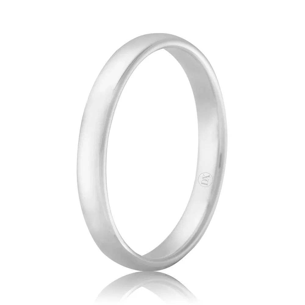 Classic Comfort 2mm - 18ct White Gold