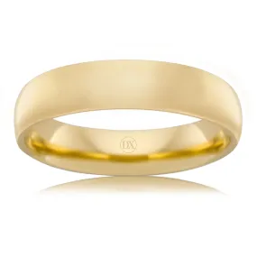 Classic Comfort 5mm - 9ct Yellow Gold