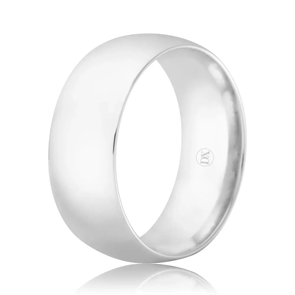 Classic Comfort 8mm - Platinum