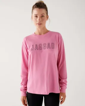 CLASSIC KEYLINE LONG SLEEVE TEE AURORA PINK