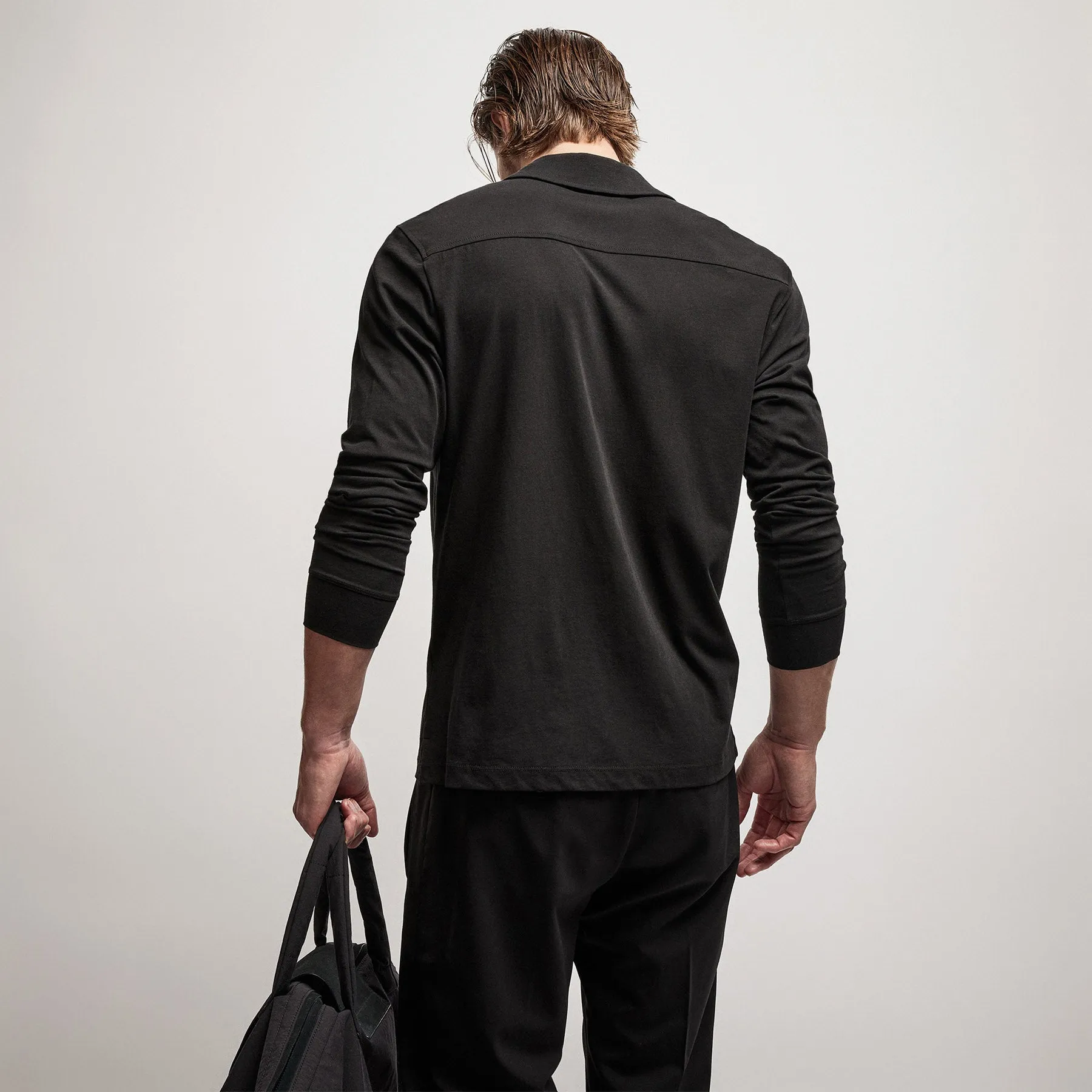 Clean Finish Jersey Shirt - Black