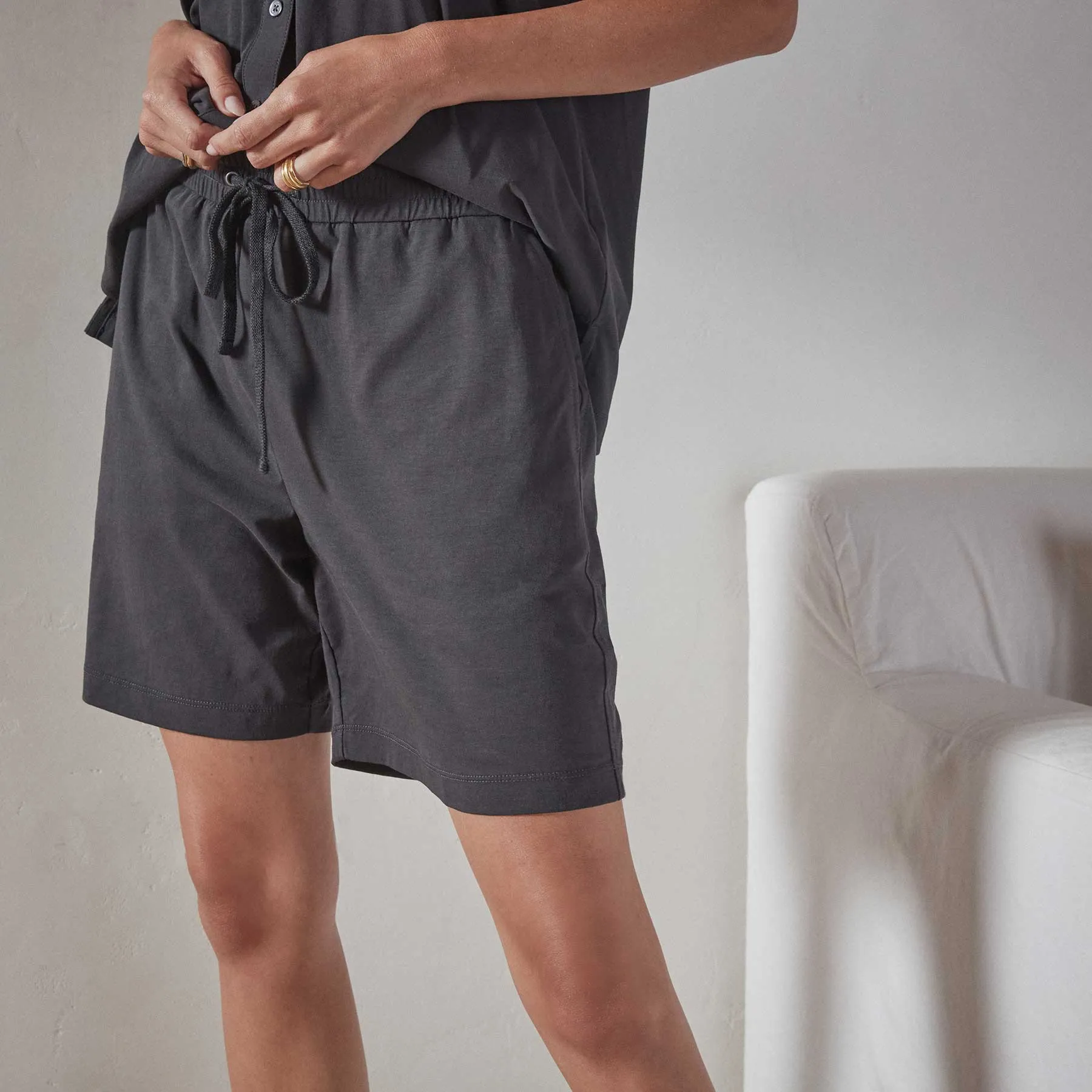 Clean Finish Jersey Walking Short - Magma