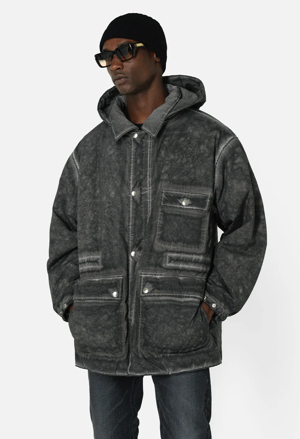 Cold Dye Scout Parka / Charcoal