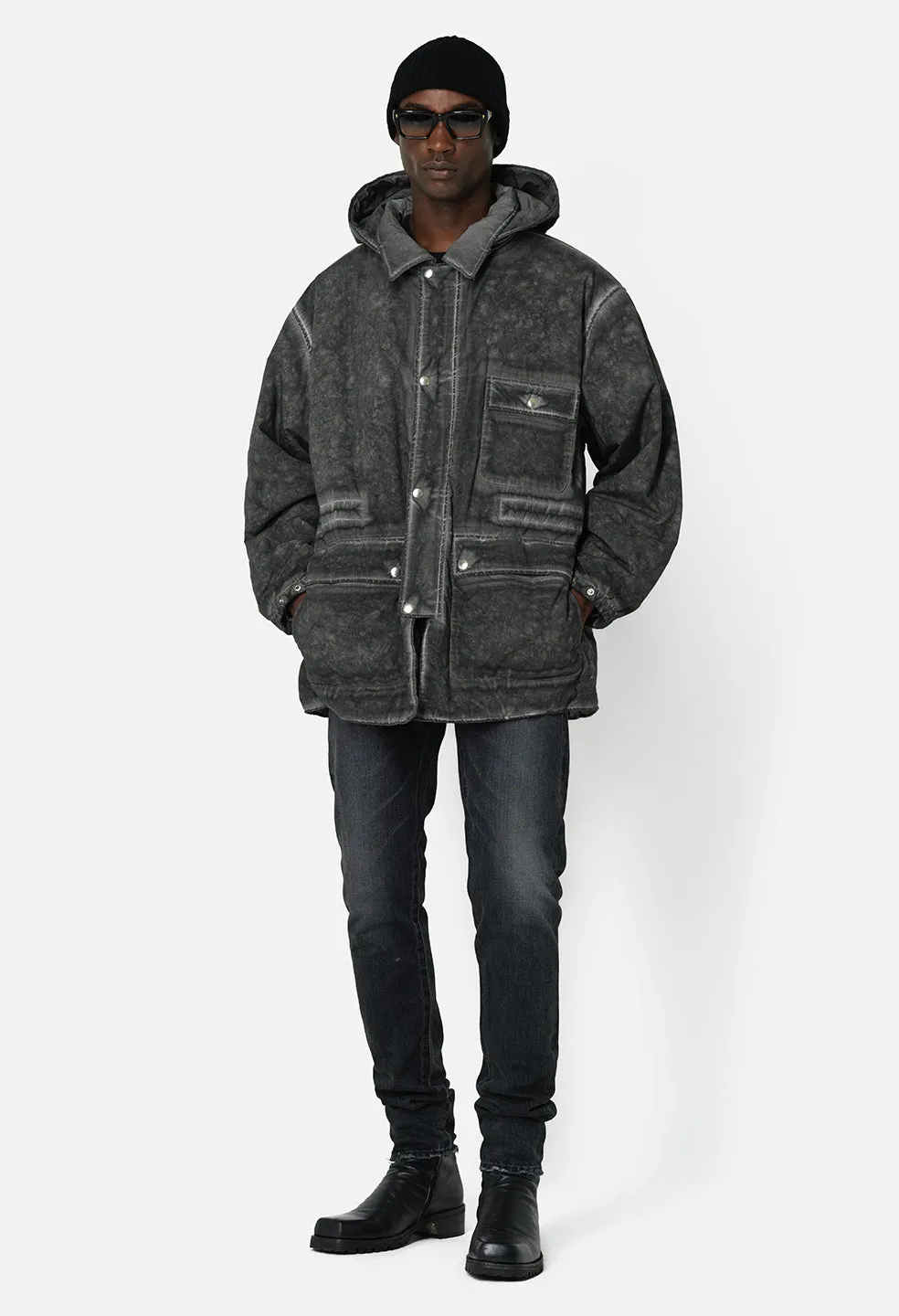 Cold Dye Scout Parka / Charcoal