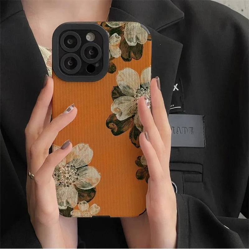 Cute Gardenia Flower Phone Case for iPhone 14, 13, 12, 11 Pro Max, 14 Plus, X, XR, XS Max, 12 Mini, 13 Mini, 7 Plus, 8 Plus, and X Cover