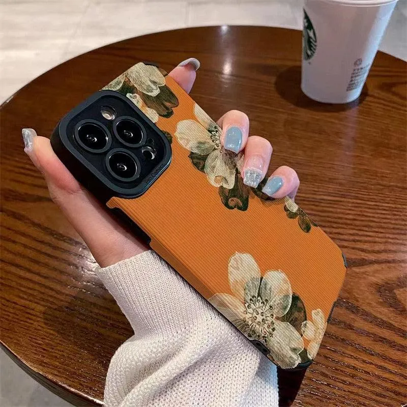 Cute Gardenia Flower Phone Case for iPhone 14, 13, 12, 11 Pro Max, 14 Plus, X, XR, XS Max, 12 Mini, 13 Mini, 7 Plus, 8 Plus, and X Cover